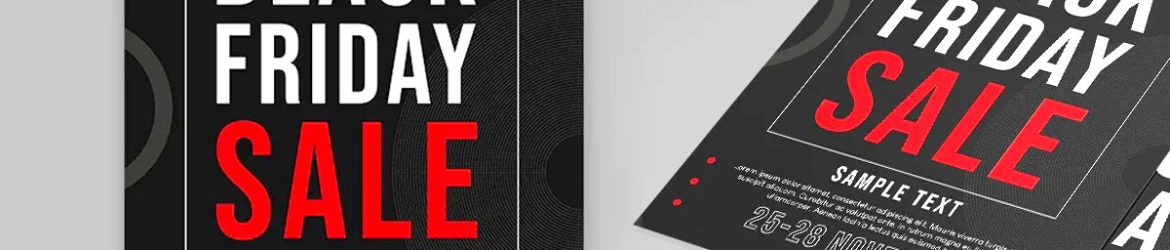 Free Free Black Friday Sale Flyer Template in PSD + Vector