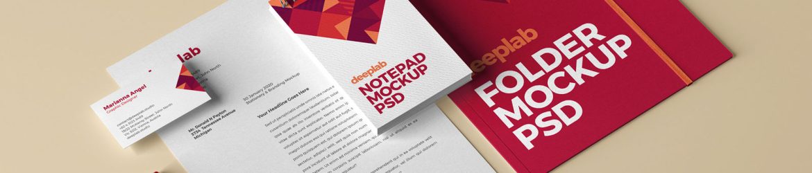 Free Free Branding Stationery Mockup 3 PSD Set