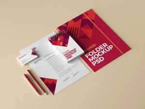 Free Free Branding Stationery Mockup 3 PSD Set