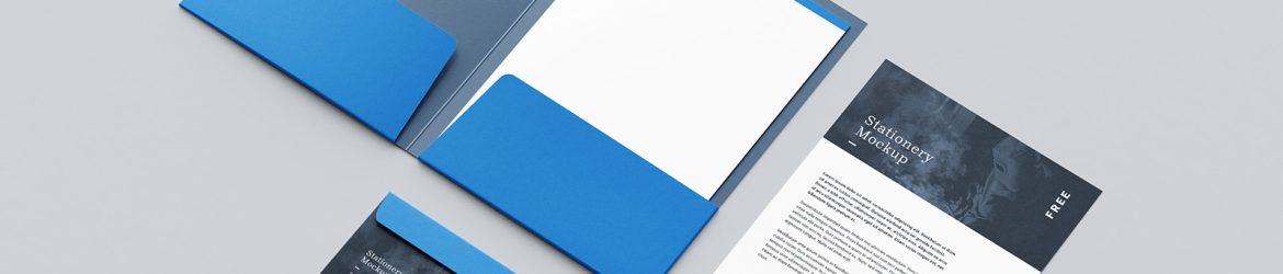Free Free Branding Stationery Mockup 6 PSD Set