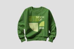 Free Free Clean Sweatshirt Mockup PSD