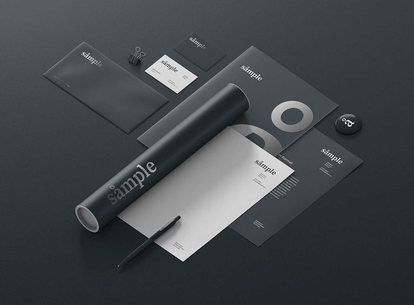 Free Free Corporate Identity Branding Mockup PSD PSD