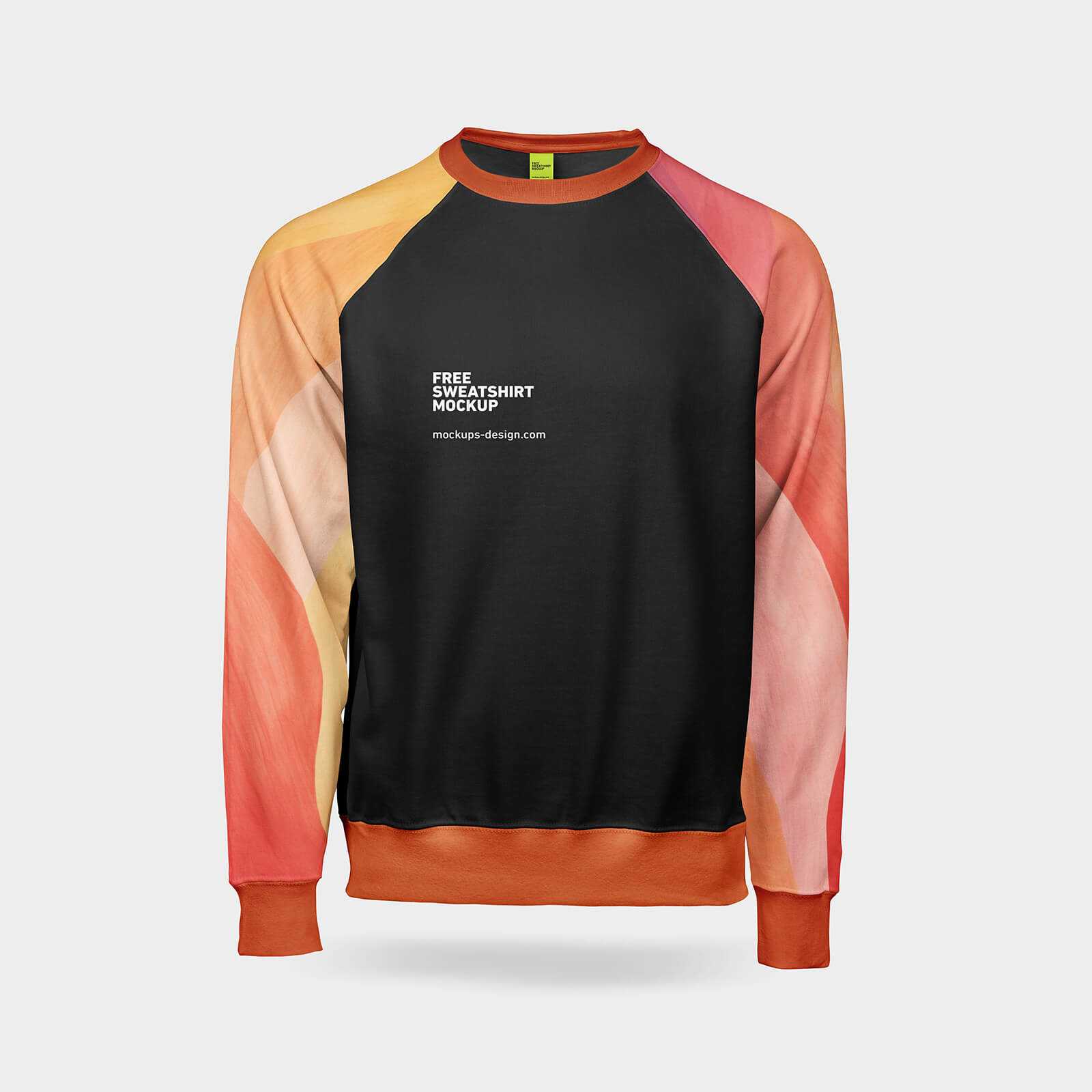 Free Free Men's Sweatshirt Mockup PSD