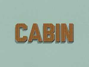 Free Free Retro Wood Text Styles Photoshop PSD File