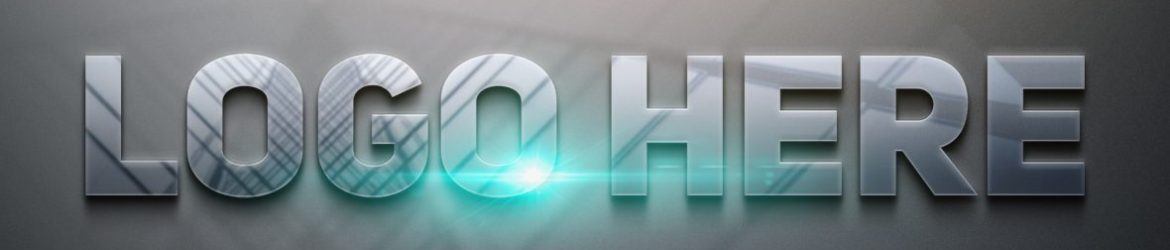 Free Free Shining Glass 3D Logo Mockup - Free PSD Mockups | PsFiles