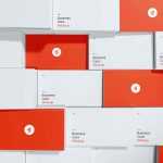 Free Free Side-by-Side Business Cards Mockup PSD