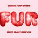Free Free Soft Furry Text Effect PSD - Best Free Photoshop Files