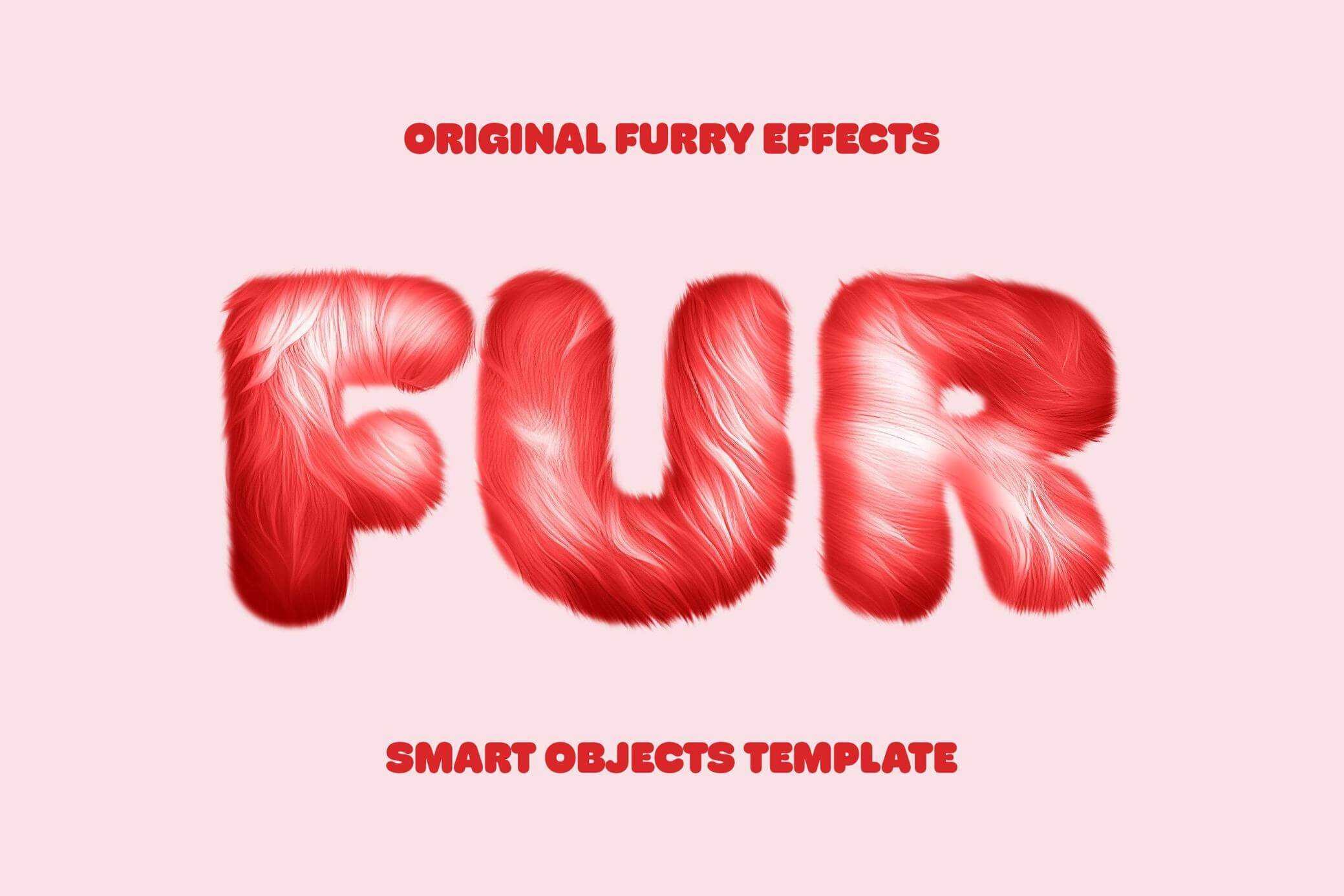 Free Free Soft Furry Text Effect PSD - Best Free Photoshop Files