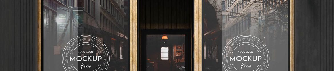 Free Free Storefront Signage and Glass Vinyl Sticker Mockup Vol 2 Free Free Storefront Signage and Glass Vinyl Sticker Mockup Vol 2