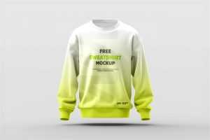 Free Free Sweatshirt Mockup PSD