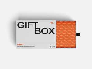 Free Free Top View Slide Gift Box Mockup PSD