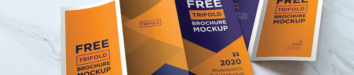 Free Free Trifold Brochure Mockup PSD Set - Free Photoshop Files