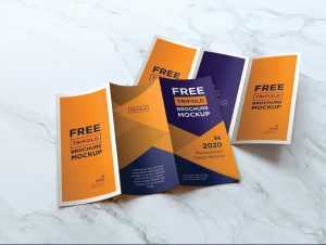 Free Free Trifold Brochure Mockup PSD Set - Free Photoshop Files
