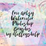 Free Free Watercolor Photoshop Brushes