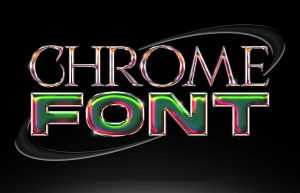 Free Freemium Abstract Chrome Text Effect PSD free