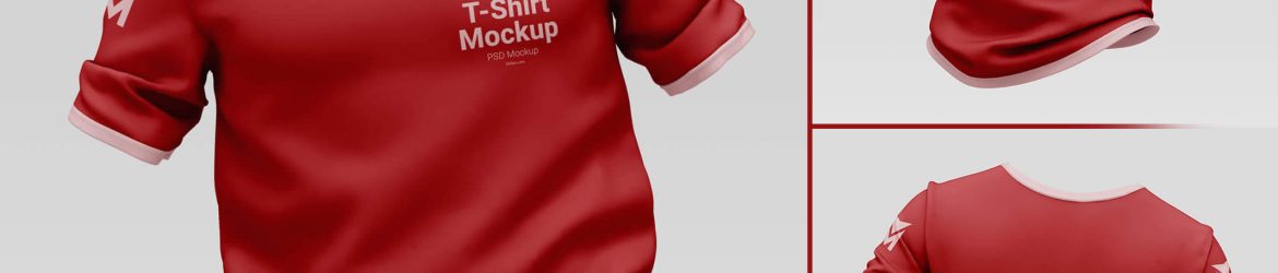 Free Front and Back T-Shirt Mockups PSD Set Free Front and Back T-Shirt Mockups PSD Set
