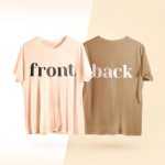 Free Front Back TShirt Mockup PSD Template Download