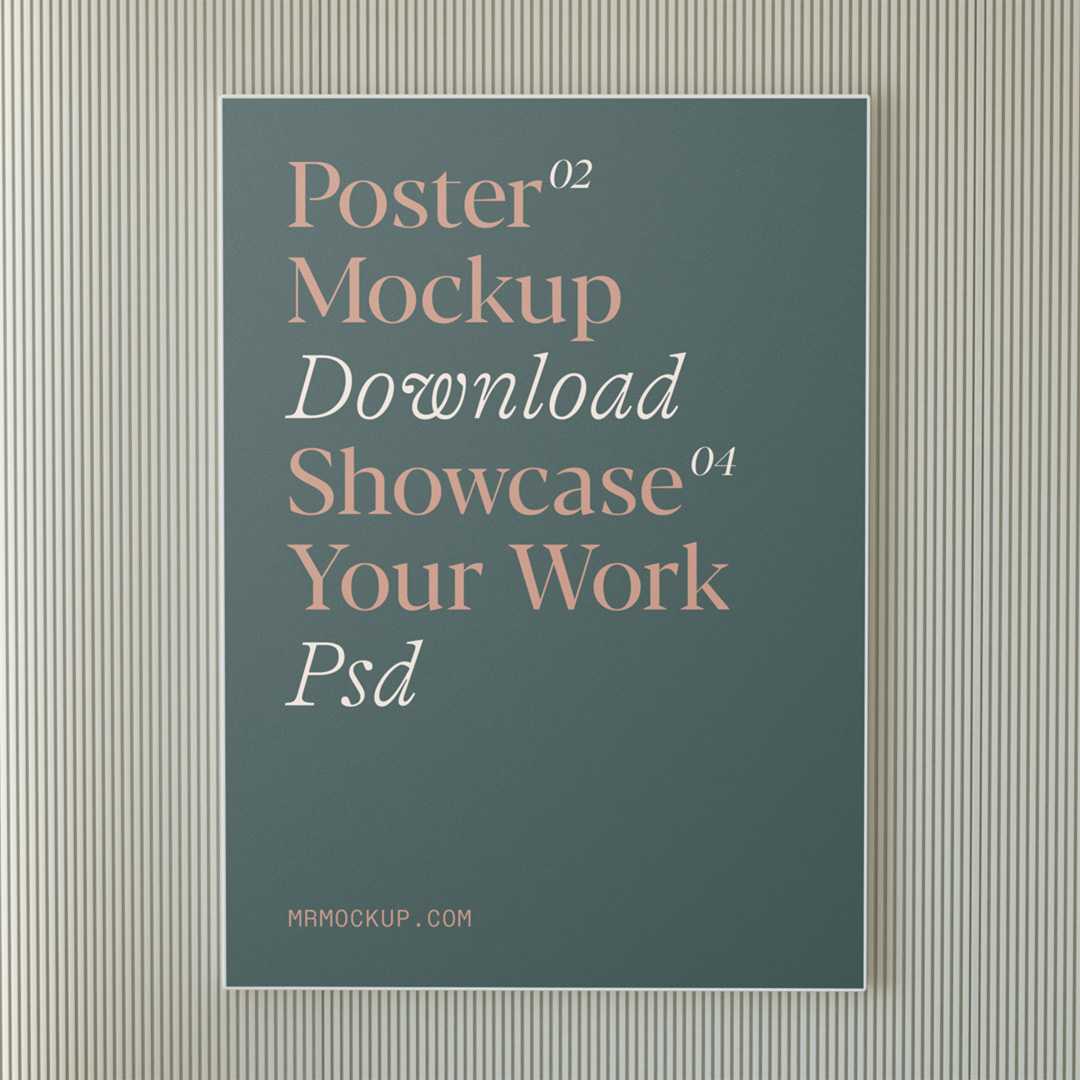 Free Front Interior Poster Mockup