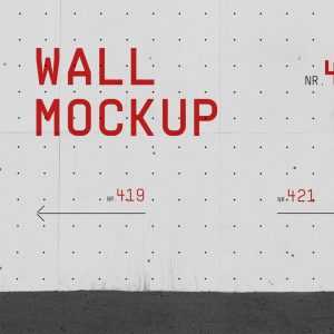 Free Front Street Wall Mockup