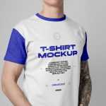 Free Front T-Shirt Mockup