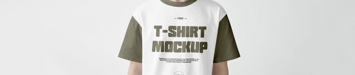 Free Front View T-Shirt Mockup