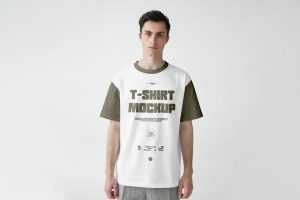 Free Front View T-Shirt Mockup