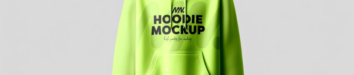 Free Full Sleeves Hoodie Mockup PSD
