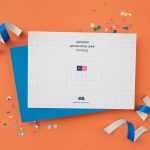 Free Fun Postcard Mockup PSD