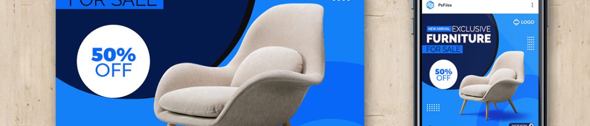Free Furniture Sale Social Media Post Design PSD Template Free Furniture Sale Social Media Post Design PSD Template
