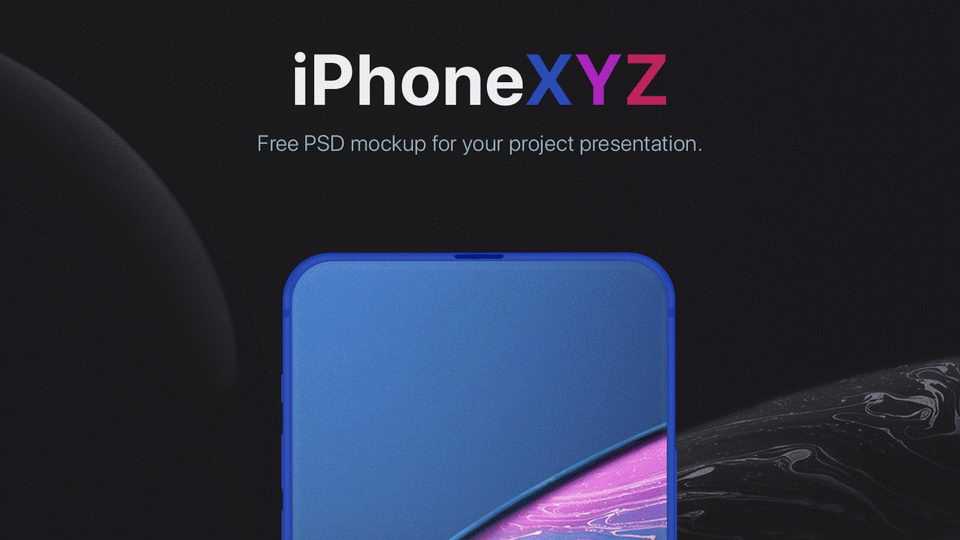 Free Future iPhone 2020 Free Mockup