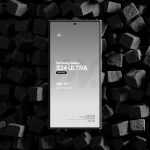 Free Galaxy S24 Ultra Mockup On Cube Stones