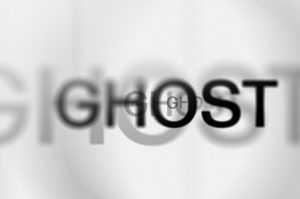 Free Ghost Letters Text Effect PSD