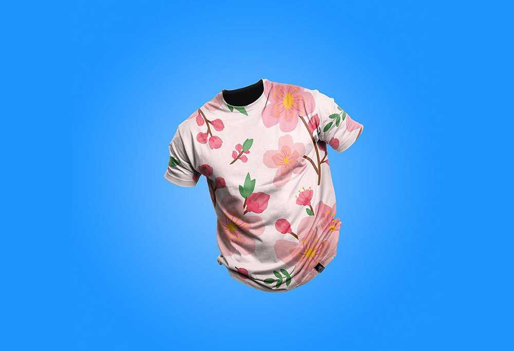 Free Ghost T-Shirt for Men Mockup
