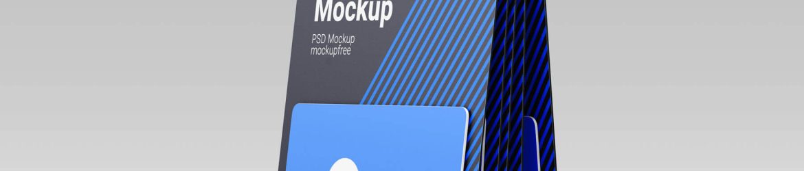 Free Gift Card Blister Packaging Mockup 3 PSD Set