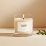 Free Glass Candle Mockup
