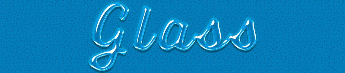 Free Glass Text Effect PSD