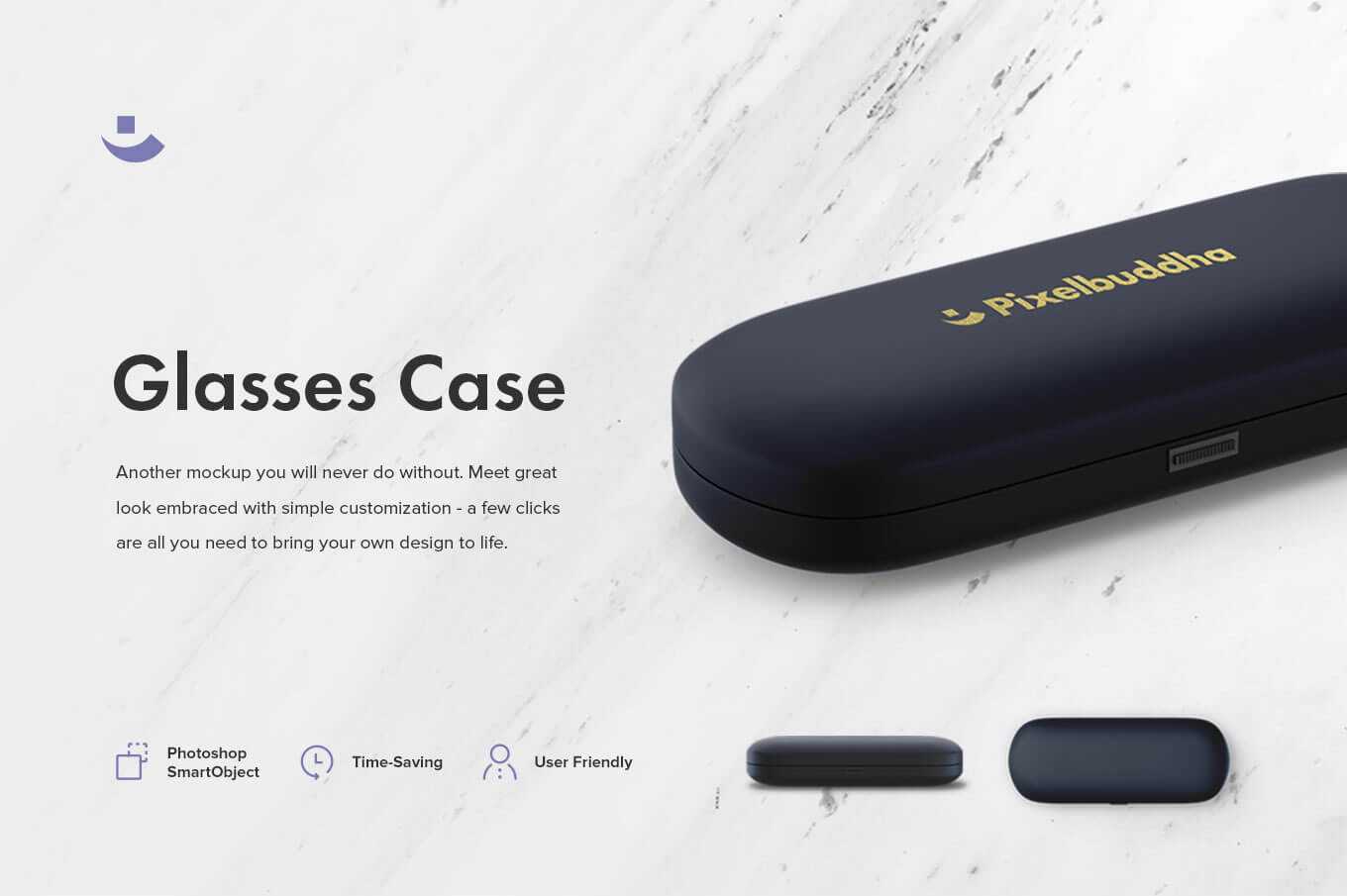 Free Glasses Specs Case Mockup PSD
