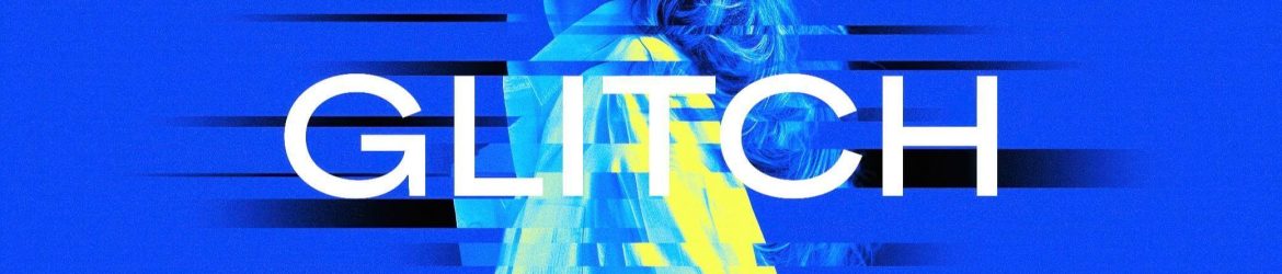 Free Glitch Duotone Photo Effect Mockup PSD