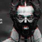 Free Glitching Monitor Photo Effect PSD