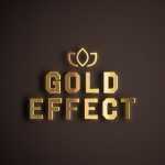 Free Glowing Gold Text Effect PSD Logo Mockup - Free PSD Download Free Glowing Gold Text Effect PSD Logo Mockup