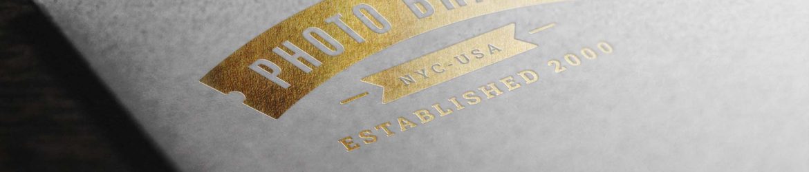 Free Gold Foil Stamping Logo Mockup