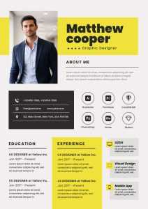 Free Graphic Designer Professional Resume Template PSD – CV Layout