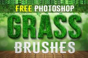 Free Green Grass Brush Photoshop Download