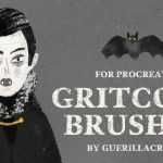 Free Gritcore Brushes for Procreate by Matej Ilčík