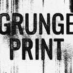 Free Grunge Print Text Effect PSD file - Free PSD Download Free Grunge Print Text Effect PSD file
