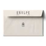 Free Half Open Envelope Mockup PSD Back Side