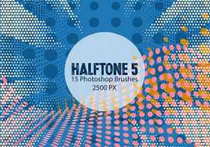 Free Halftone Dot Photoshop Brushes — Retro & Comic Style | PsFiles