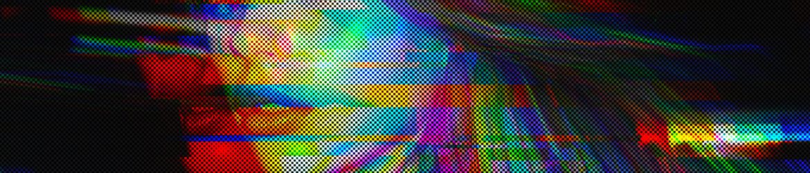Free Halftone Glitch Photo Effect PSD