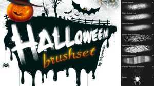 Free Halloween Brush Set Procreate Photoshop