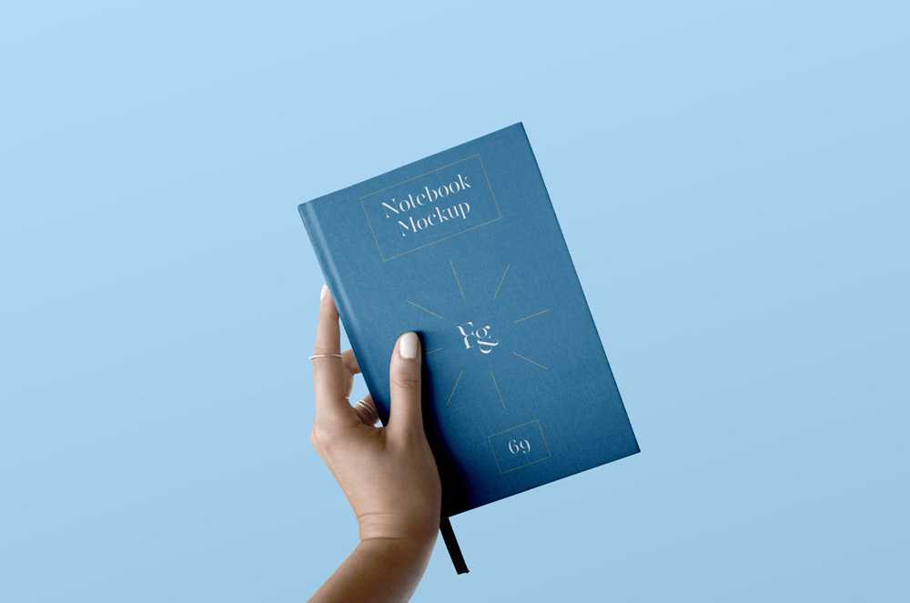 Free Hand Holding Hard Cover Notebook Mockup PSD free - Free PSD MOCKUPS | PsFiles